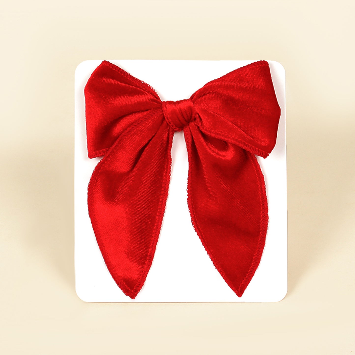 Silk velvet bow