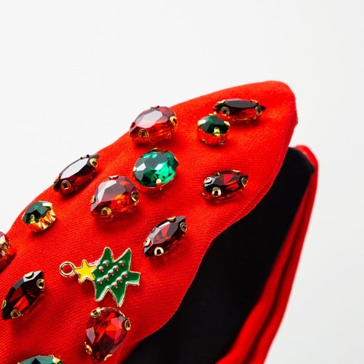 Christmas gem headband