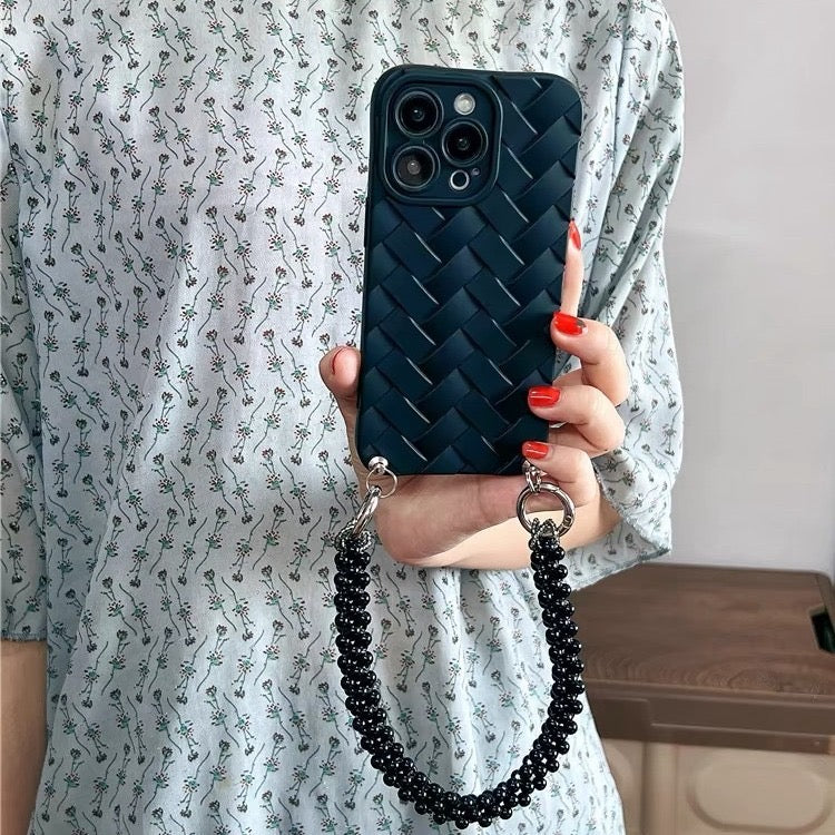 Braided phone case and chain