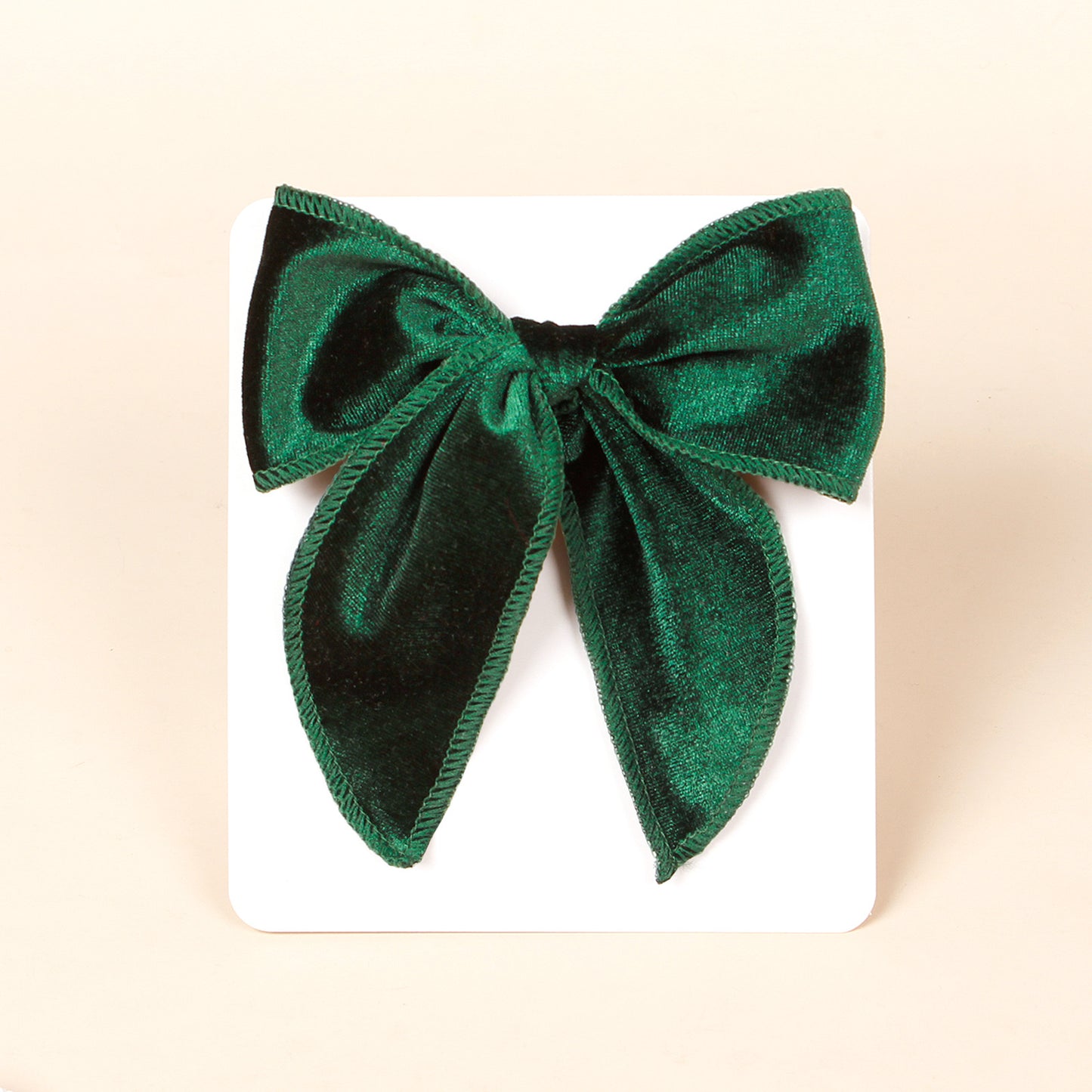 Silk velvet bow