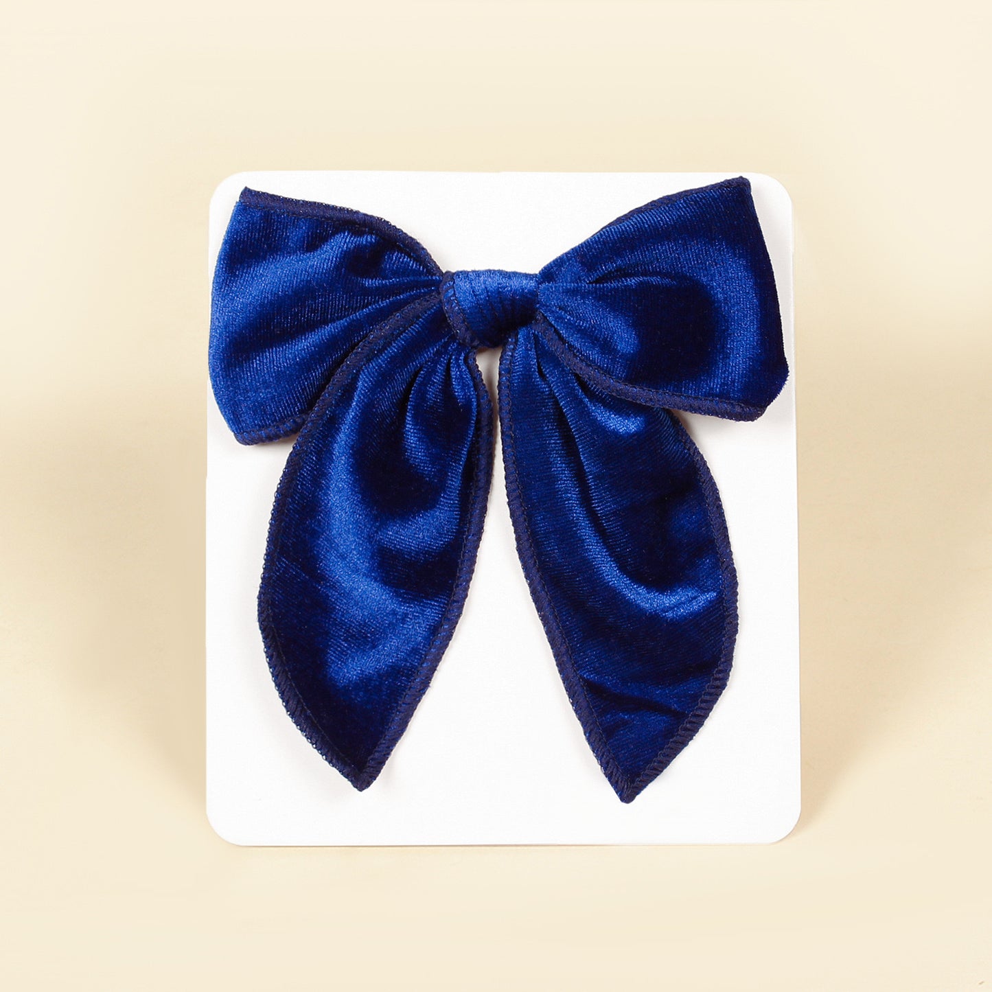 Silk velvet bow