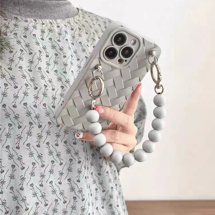 Braided phone case and chain