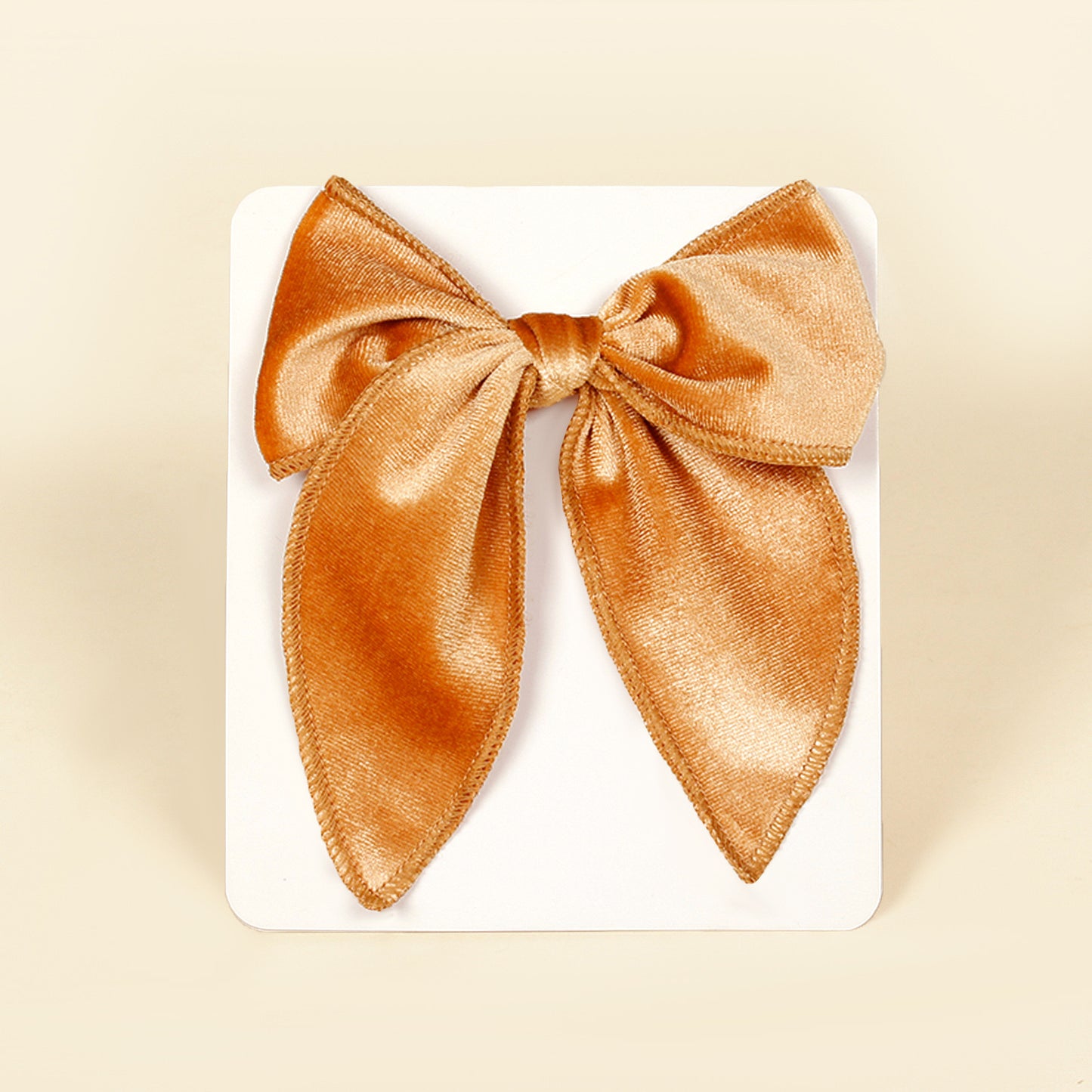 Silk velvet bow