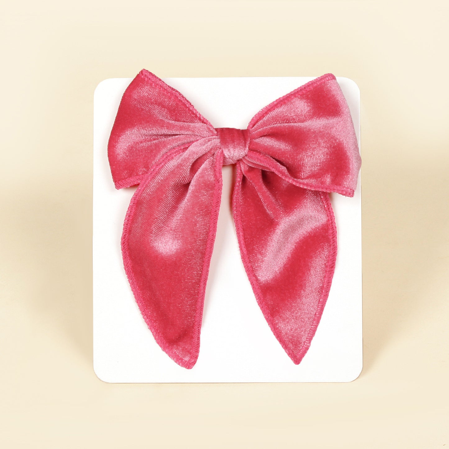 Silk velvet bow