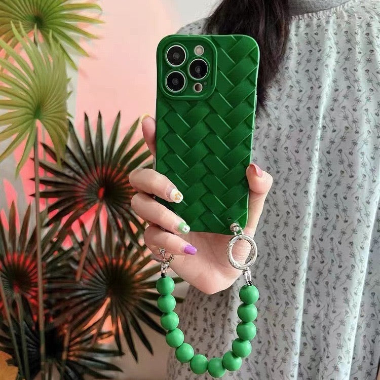 Braided phone case and chain