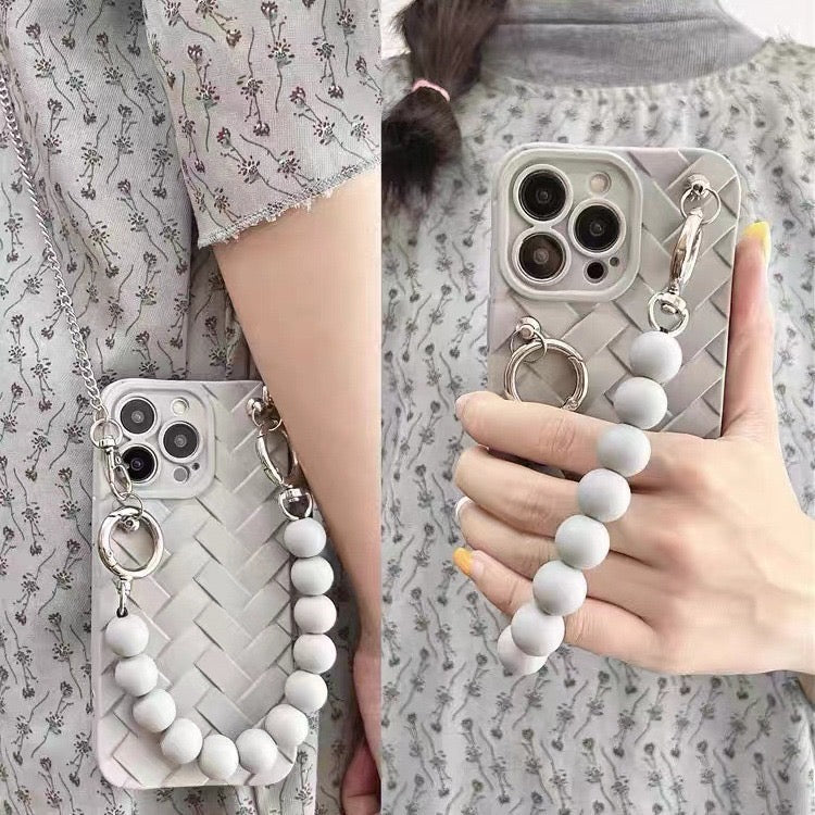 Braided phone case and chain